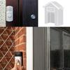 Wireless Doorbell Waterproof Cover Clear House Shape Doorbell Rain Cover  Plastic Doorbell Protector Box Cover