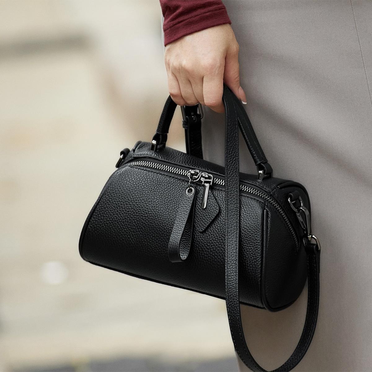 

Ограниченная коллекция, новая натуральная кожа, зимняя женская мода, деловая сумка-тоут с верхней ручкой, бостон