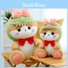 Plush Toy Cat Dinosaur Doll Stuffed Animal Cartoon Bow Soft Toy Home Decor Gift