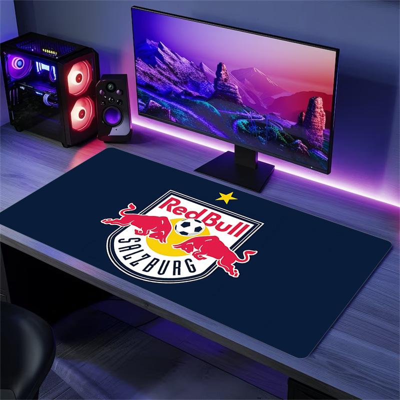 FC Red Bull Salzburg Print Cushion Non-slip Laptop Tablet Big Mousepad XXL Mat Mini PC Playmat With Lock edge