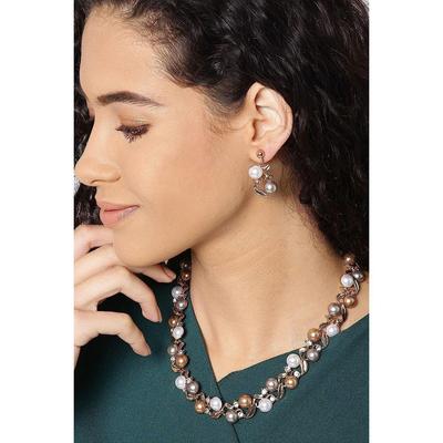 Valentīndienas dāvana draudzenei/sievai : YouBella Stilīgs Kaklarotu Komplekts