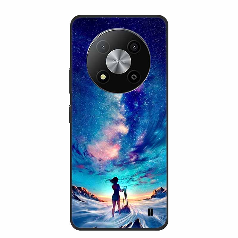 Phone Case For ZTE Blade A73 5G Back Cover Case Black Silicone Shockpoof Soft Funda For ZTE Blade A73 5G Case A 73 6.52" Coque