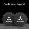 Car Coaster Water Cup Bottle Holder Mats Anti-Slip Pads Accessories for L200 Attrage Outlander Lancer Pajero ASX Evo