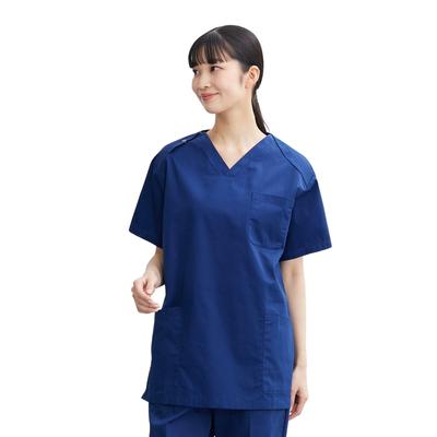 Nissen Scrub Tops, Unisex, Erwachsene, Original Nursereine Stoff, Koana Baumwolle Easy Scrub 102 (Antistatisch), Hellblau, Größe S