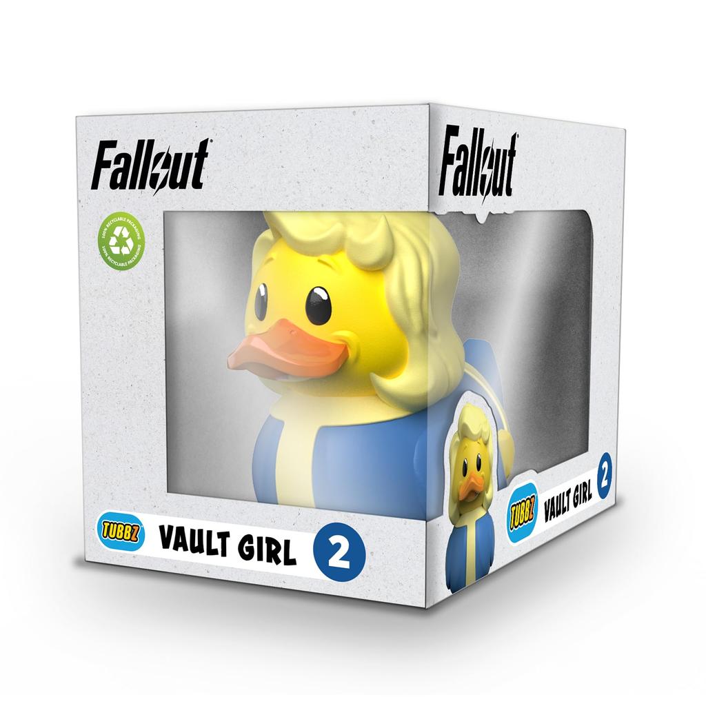 TUBBZ Boxed Vault Girl Collectible Vinyl Rubber Duck Figure - Official Fallout Merchandise - Thriller TV & Video Game