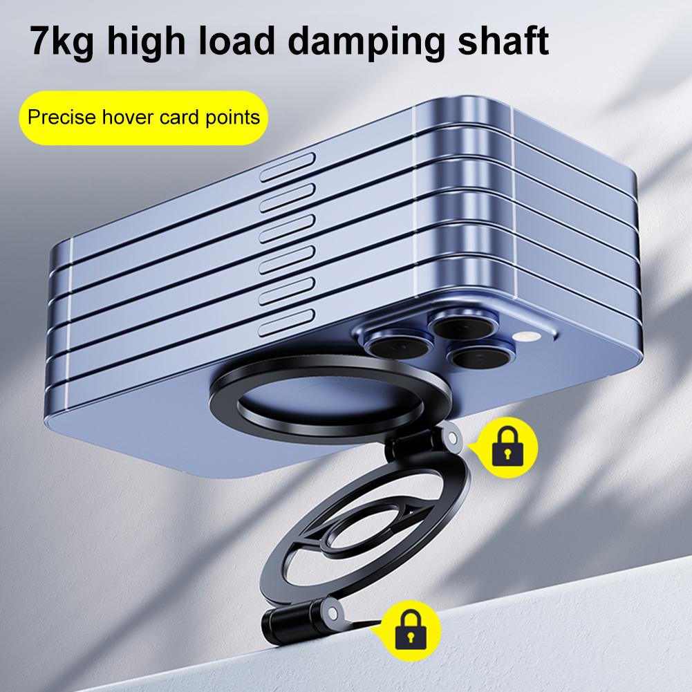 Magnetic Car Phone Holder Stand Rotation Foldable Smartphone Bracket for MagSafe iPhone 16/15/14/13/12 for Universal Android