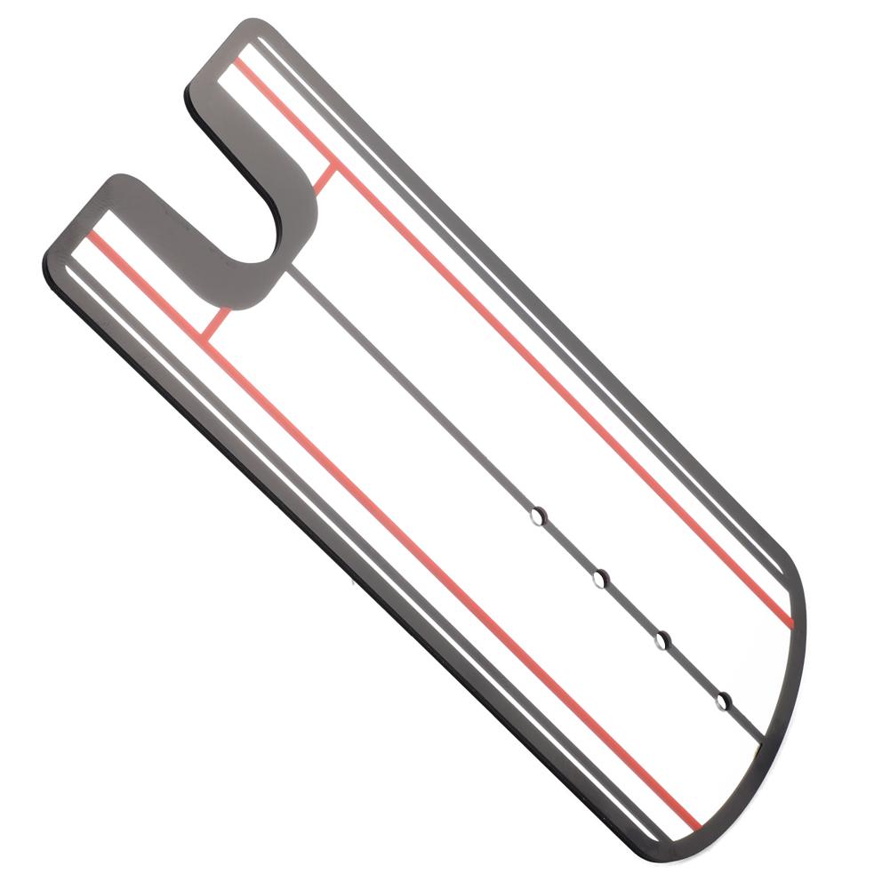 Golf Putting Training Aid Alignment Mirror Rail Practice Putting Corrector