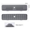 Silicone Faucet Absorbent Mat Portable Adjustable Water Splash Catcher Mat Thickened Splash Proof for Bathroom Kitchen