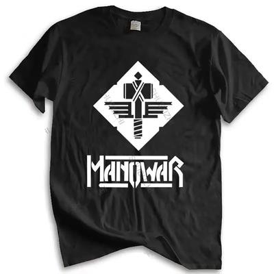 Neu eingetroffen Herren T-Shirt Manowar Lässige Sportbekleidung Herren Hip Hop Herren T-Shirt Eurogröße TOPS