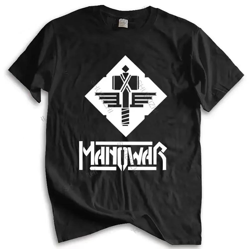 

New Arrived Mens t shirt Manowar Casual Sportswear Mens Hip Hop Mens T-shirt Euro size TOPS XXXXXL чёрный