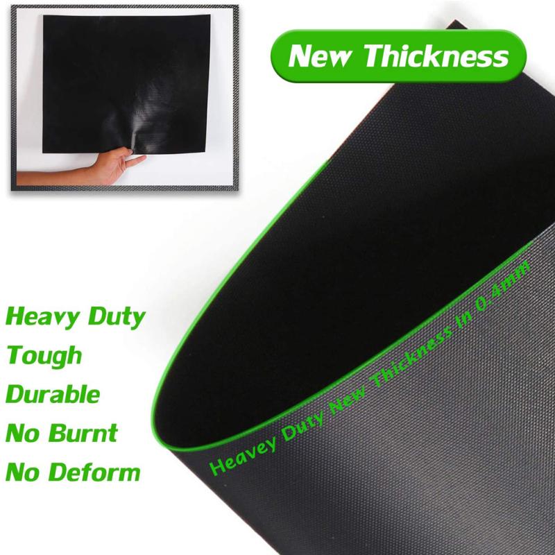Non-stick BBQ Grill Mat 40*33cm Baking Mat BBQ Tools Cooking Grilling Sheet Heat Resistance Easily Cleaned Kitchen Tools