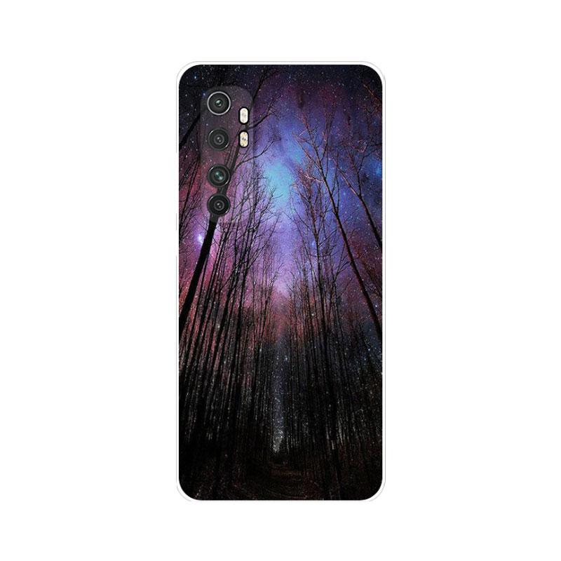 Case For Xiaomi Mi Note 10 Lite Cover Silicone Soft TPU Flower Fundas For Xiaomi Mi Note 10Lite Note10 Lite Capa Shockproof Para