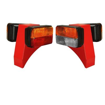 Front and Rear Lamp Assembly with Support Suitable for Massey Ferguson Tractor 240 / 250 / 270 / 362