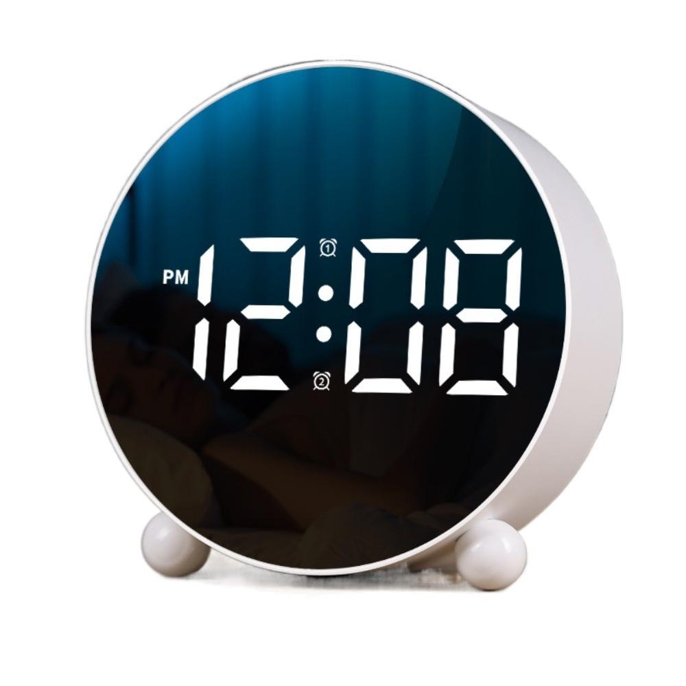 Big Digital Digital Alarm Clock 2 Sets Alarm Smart Alarm Clock Home Decoration LED Clock  Student