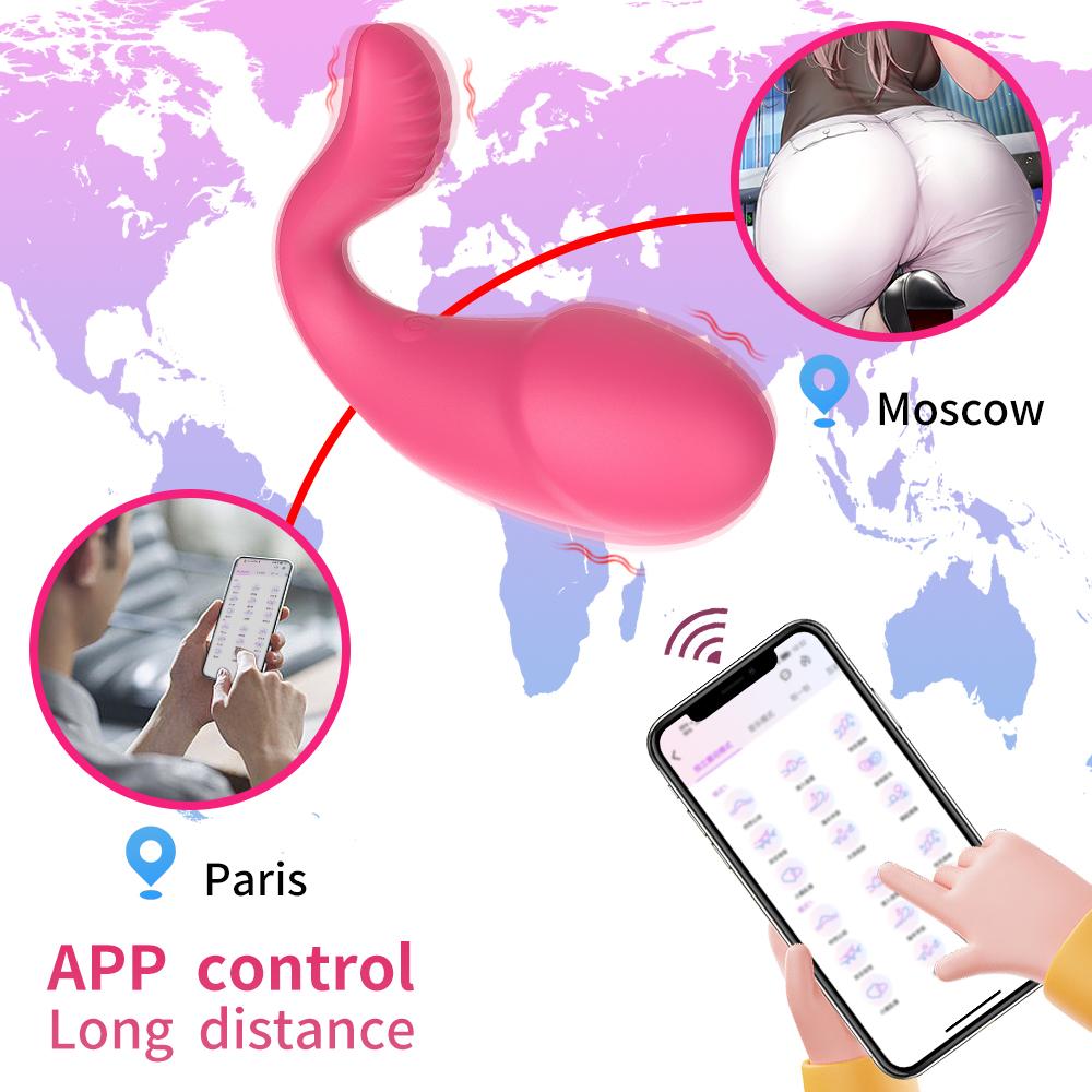 Wireless Vibrator Remote Control for Women Sex Toys APP G Spot Vibrating Egg Vaginal Clit Stimulator Adults Panties Masturbator