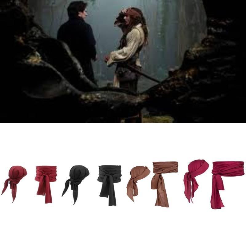 Pirat Kostüm Zubehör Mittelalter Renaissance Pirat Kopftuch und Schärpe Kleidung