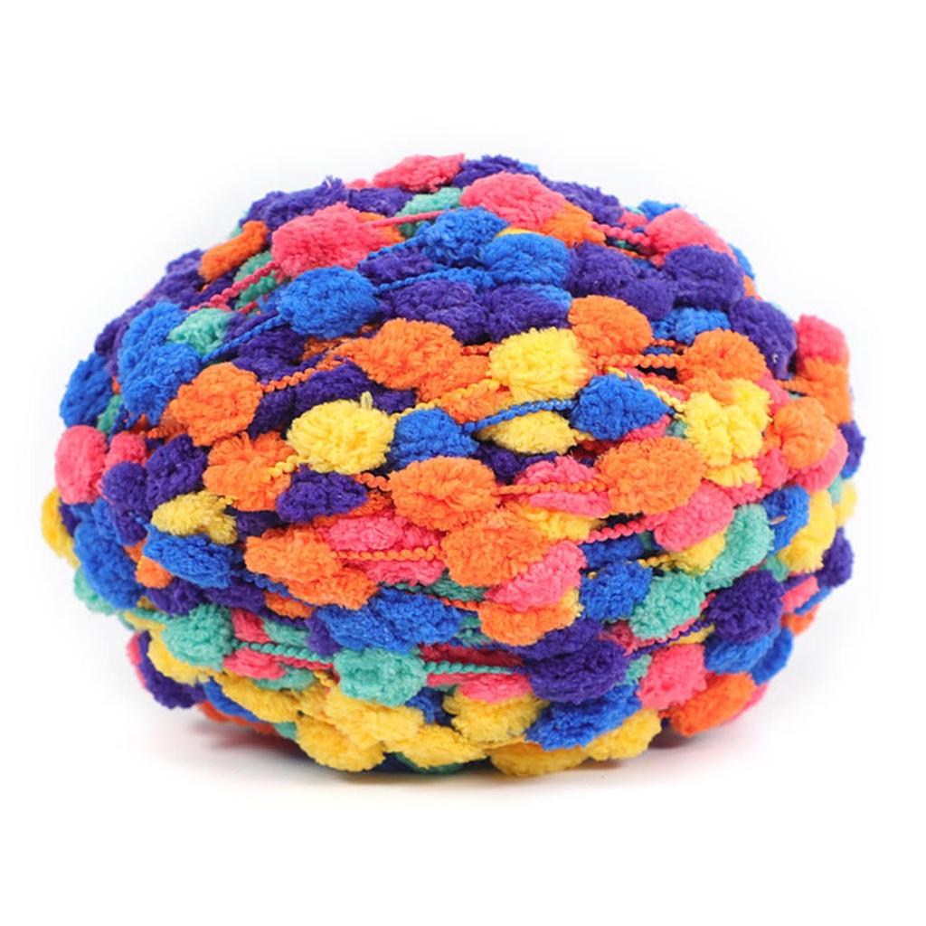 Crochet Yarn Soft Yarn Roll of 100g Knitting Yarn for DIY Hand Knitting Weaving Bags Hat Clothes DIY Crafts