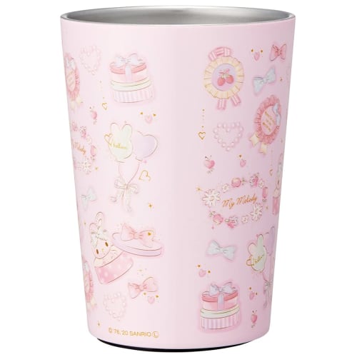 Skater Thermal Insulation Convenience Store Coffee Stainless Steel Tumbler 400ml M My Melody Happiness Girl Sanrio STCV2-A
