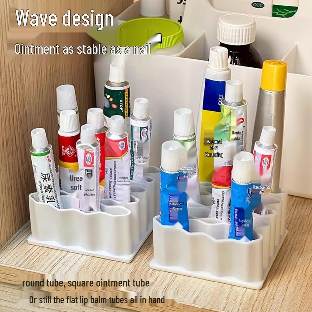 Silicone Ointment Storage Rack - Desktop Cosmetic Organizer