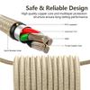 90 Degree USB Lightning Cable Cord Game Wire for 14 13 12 11 X XS XR XS Max 8 7 SE Ipad Fast Charging 3m