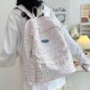 Small Fresh Literary and Retro Japanese Simple Casual Girl Student Backpack Cute and Lightweight Small Flower Schoolbag
