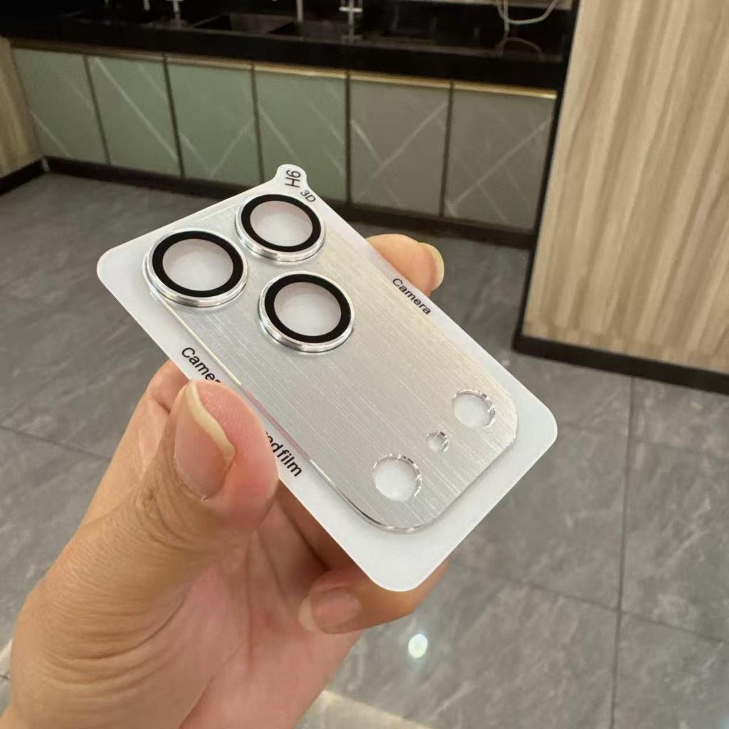 Full Cover Metal Camera Protection Glass For IPhone 17 Pro Max Lens Cover Glass For IPhone 17 pro Lens Metal Ring Film