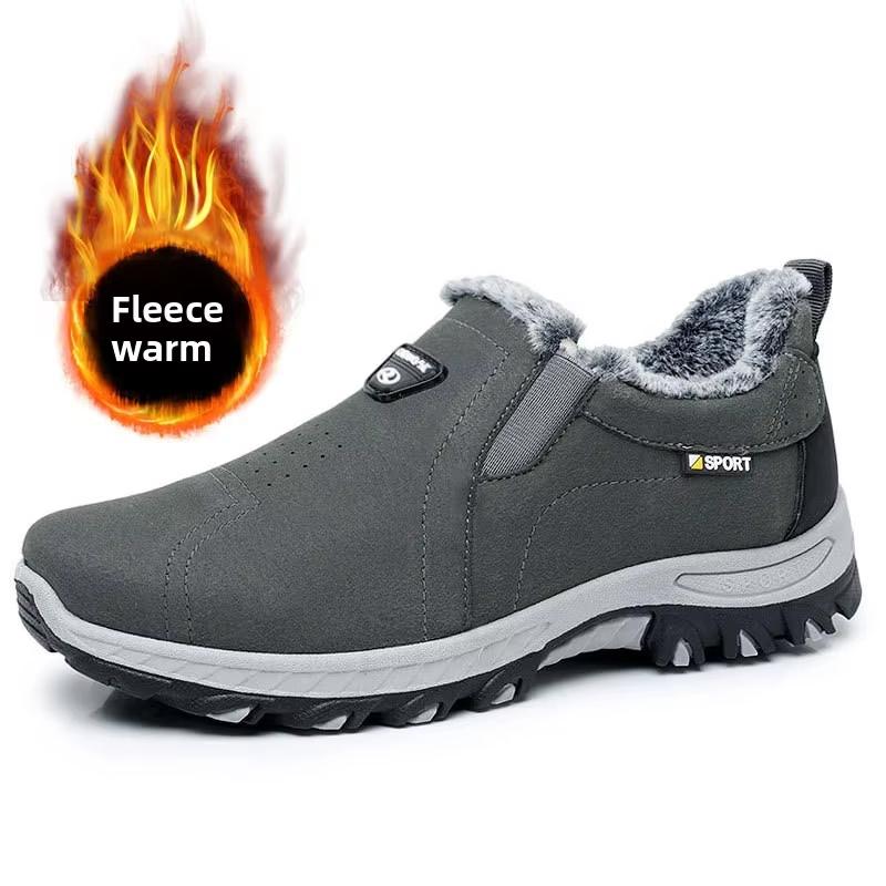 Men'S Snow Boots Winter Casual Shoes Anti Slip And Warm Fur Ankle Boots Cheap Shoes Clearance Free Shipping