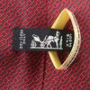Pristine HERMES Tie Cravat Chaine d'Ancre Pattern Silk Mens 5261 Used
