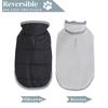 Reflective Pet Jacket With Leash Hole Reversible Waterproof Dog Outfits For Small Medium Dogs Cat Warm Chihuahua Vest For Winter
