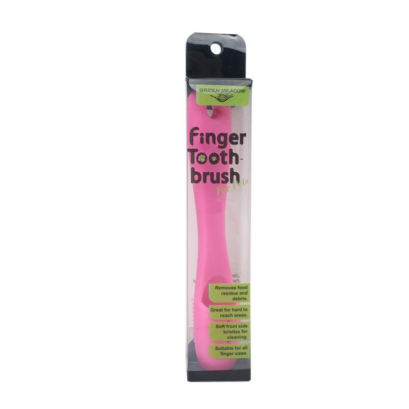 Dog Cat Finger Toothbrush Soft Reusable Oral Care Supply Ensures Gentle Cleaning for Sensitive Gums