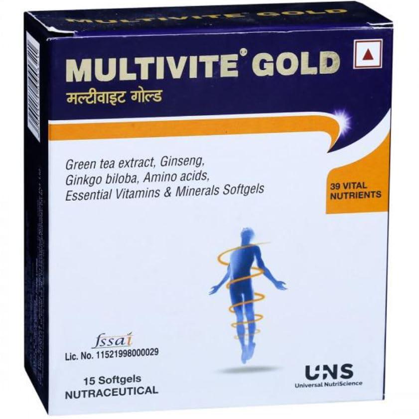 

Multivite Gold - Strip of 15 Capsules X Pack of 2