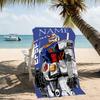 Customizable personalized beach towels Mobile Suit Gundam themed designs.Suitable for the beach, yoga, sports;ideal as beach accessories