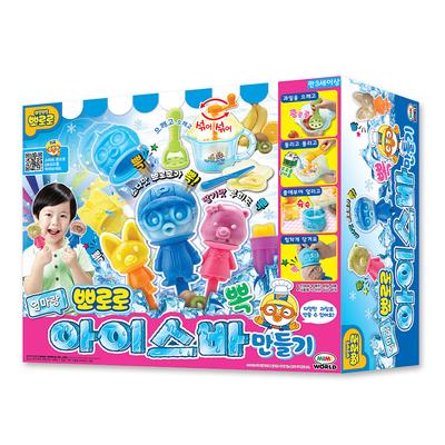 Making Pororo Popsicle Bars, Popular Korean Character Toys