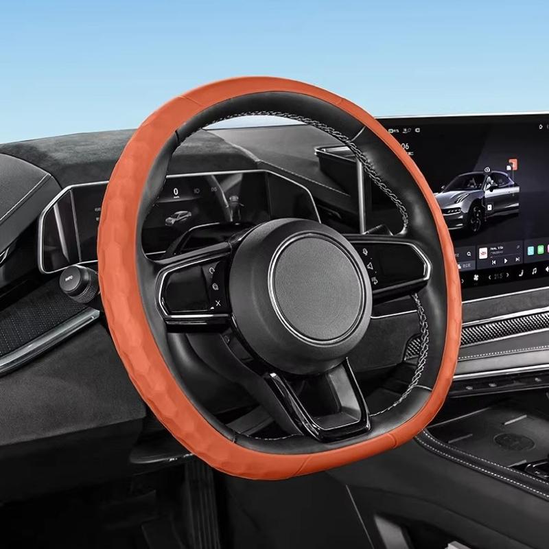 For Zeekr 001 2024-2025 Silicone Steering Wheel Cover Anti-Slip & Sweatproof Car Steering Wheel Protector