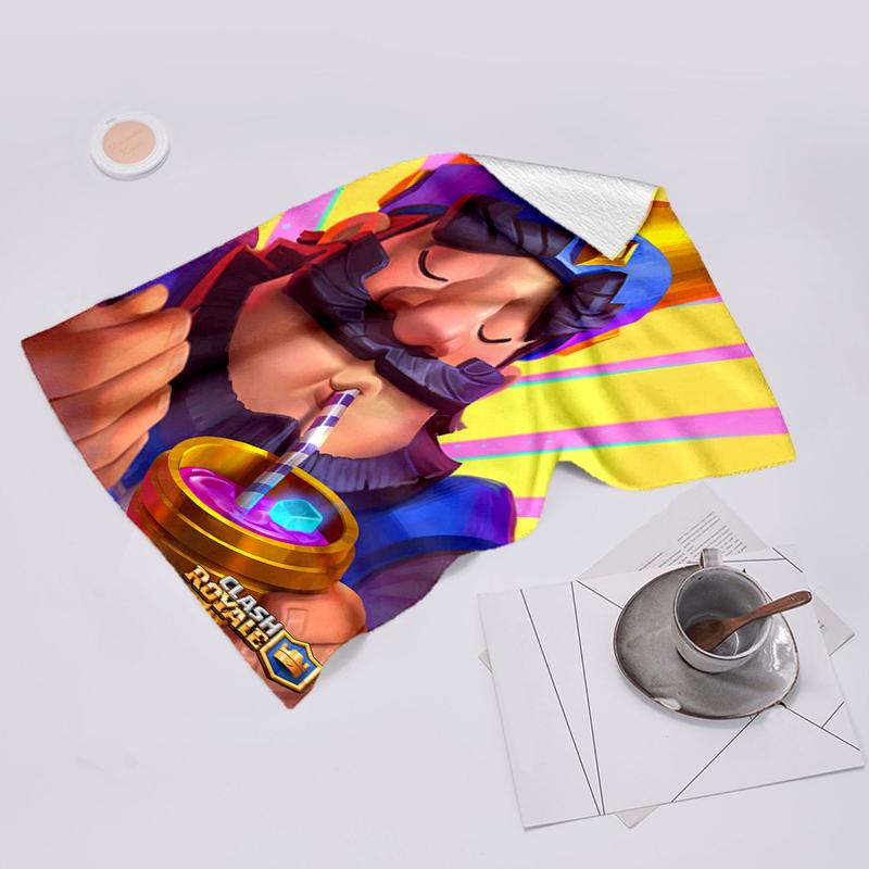 Beach Towel with Clash Royale Pattern - soft,absorbent,machine washable Lightweight&Modern,swimming,Travel Essentials
