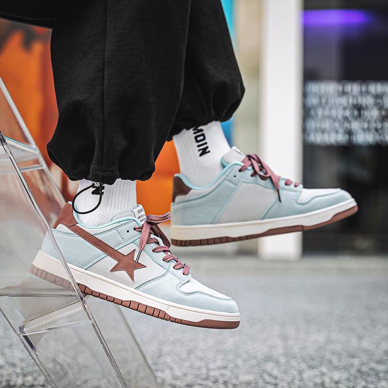 Fashion 2024 Autumn Winter High Top Casual Breathable Trend Board Shoes Unisex Sports Skateboarding Shoes Fashion Vulcanized Shoes Men