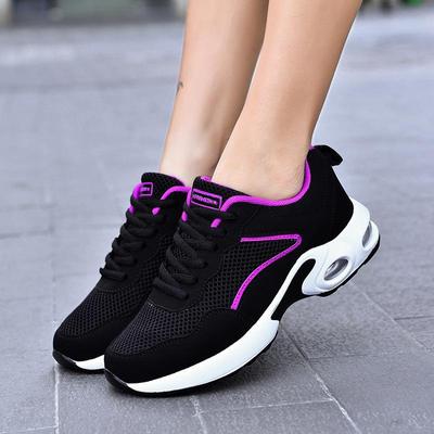 Damenschuhe Herbst und Winter flachbodige Trendschuhe Luftpolster Freizeitschuhe Flyknit Sportschuhe Damen