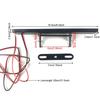 1Pair Car Front Grille LED Demon Eye Light for The Car Tailboard Badge Illuminated Decal Emblem Auto Headlight DIY Decoration
