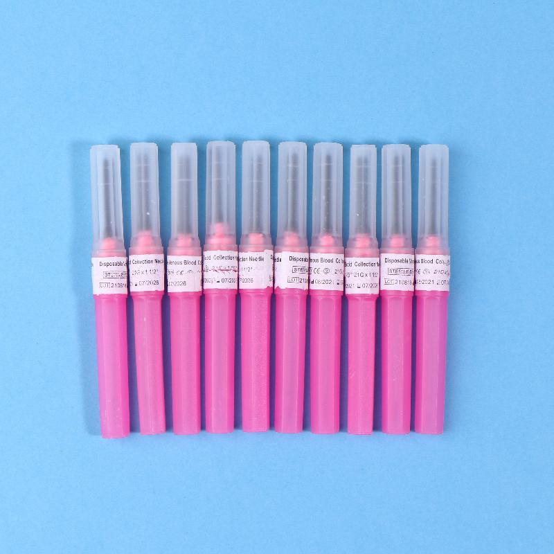 10Pcs Disposable Direct Insertion Blood Collection Needle Pet Vein Blood Collection Device