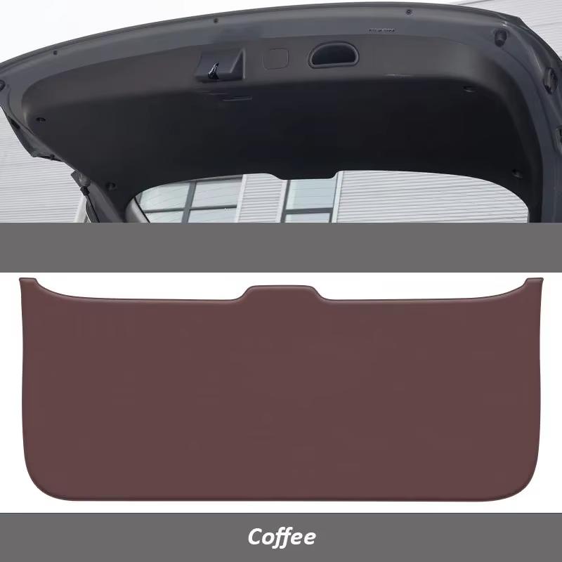 Car Rear Trunk Tailgate Mat For Hyundai Custo Custin 2021-2024 Anti-Dirty Protective PU Leather Decoration Pad Waterproof Mat