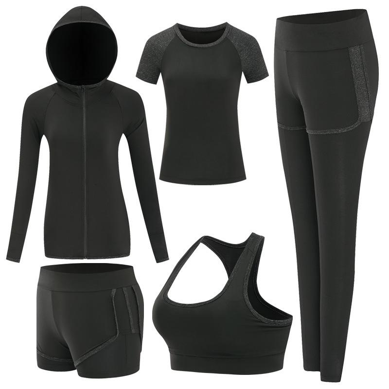 Women's Spring/Summer Yoga & Sports Set: Outdoor Exercise & Gym Fitness Wear