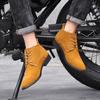 Luxusmarke Herren Stiefeletten zum Schnüren Herren Low Top Sneaker Männlich Bequeme Motorradstiefel Allround Herren Fahrschuhe