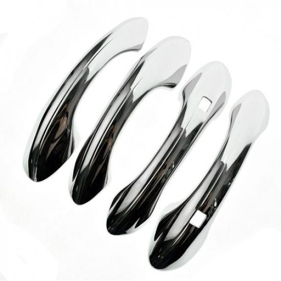 FIT For Hyundai Santa Fe    ABS Chrome Door handle cover trim New