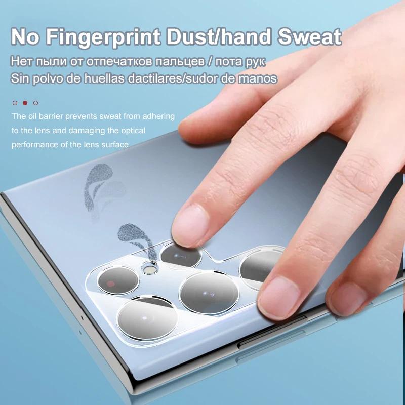 4PCS Full Cover Camera Lens Protector for Samsung S25 S24 S22 S21 S23 Plus Ultra FE For Samsung S25 Ultra Camera Tempered Glass