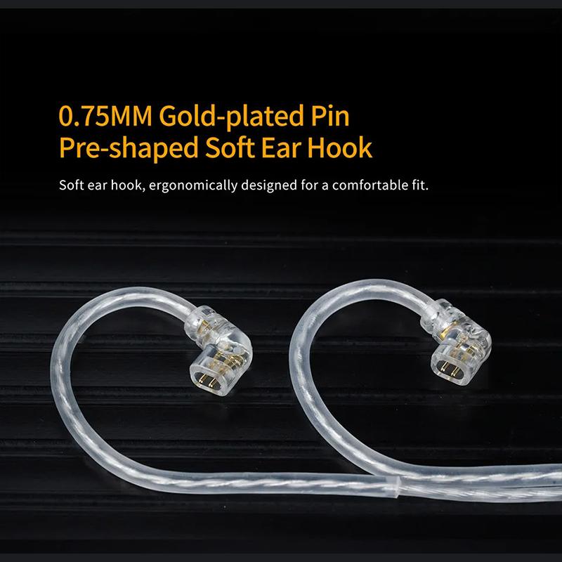 KZ Dual Silver Plated Type-C Upgrade Earphones Cable 0.75mm HIFI DAC Earphones Replacement Cable USB C 2PIN Cable For KZ ZSN
