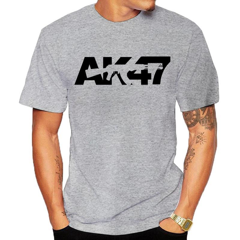 The Latest Unisexs Pure Cotton Tshirt Ak47 From 2025 Is Comfortable High Quality It Is Suitable for Beach Travel and Parties