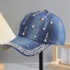 Unique Studded Baseball Caps Unisex Vintage Rhinestones Sport Hat Adjustable Headwear Outdoor Activities