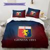 Genoa C.F.C Bedding Quilt Set Quilt Cover Pillowcase Home Decoration Birthday Gift (1 * Duvet Cover + 2 * Pillowcase, Without Core)