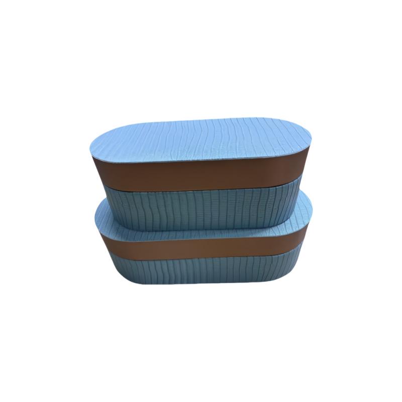 

Elegant Leather Jewelry Storage Box - High-End Decorative Ornament for Desktop or Hotel Rooms 250x115x95