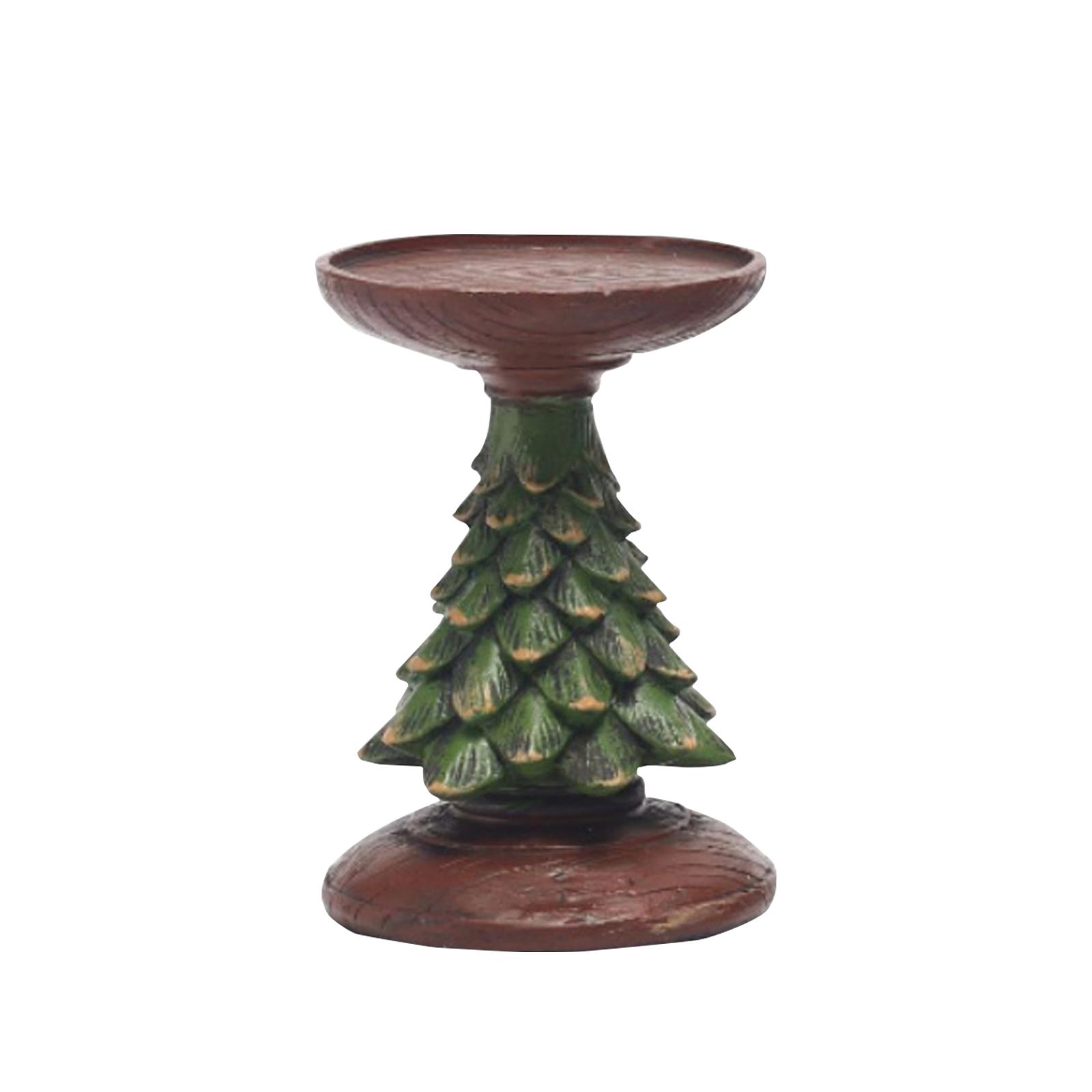 

Подсвечник в виде рождественской елки, для дома, для стойки в ресторане, настольный, создающий рождественскую атмосферу, рождественское украшение, подсвечники One Size